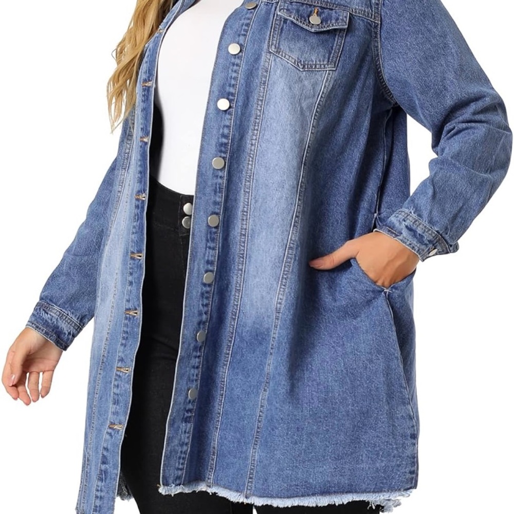 Women's Blue Denim Jean Jacket